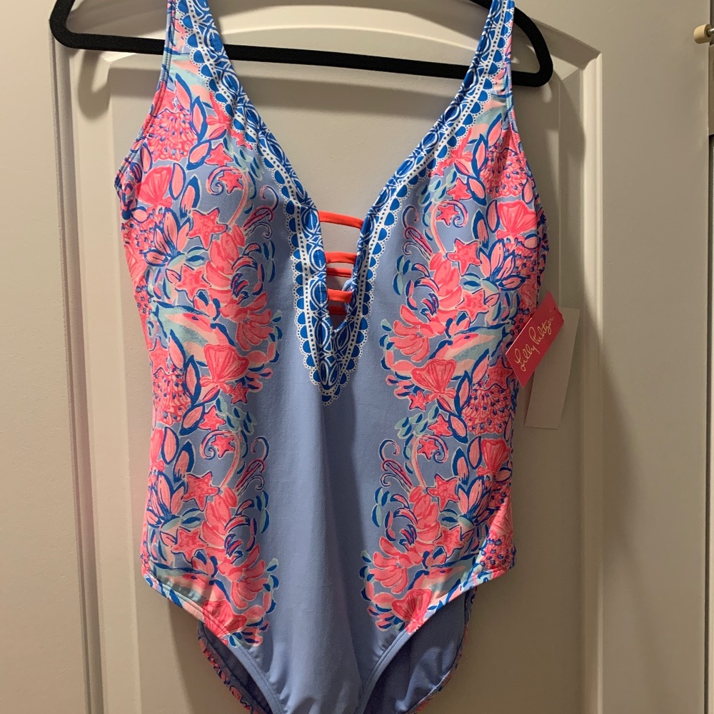NWT Lilly Pulitzer One Piece Swimsuit Size 14